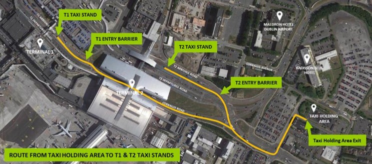 dublin airport taxi rank